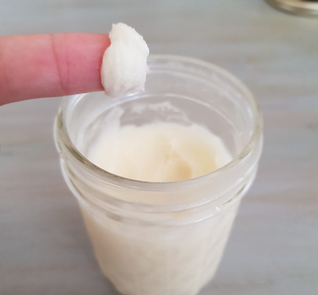 Homemade deodorant cream