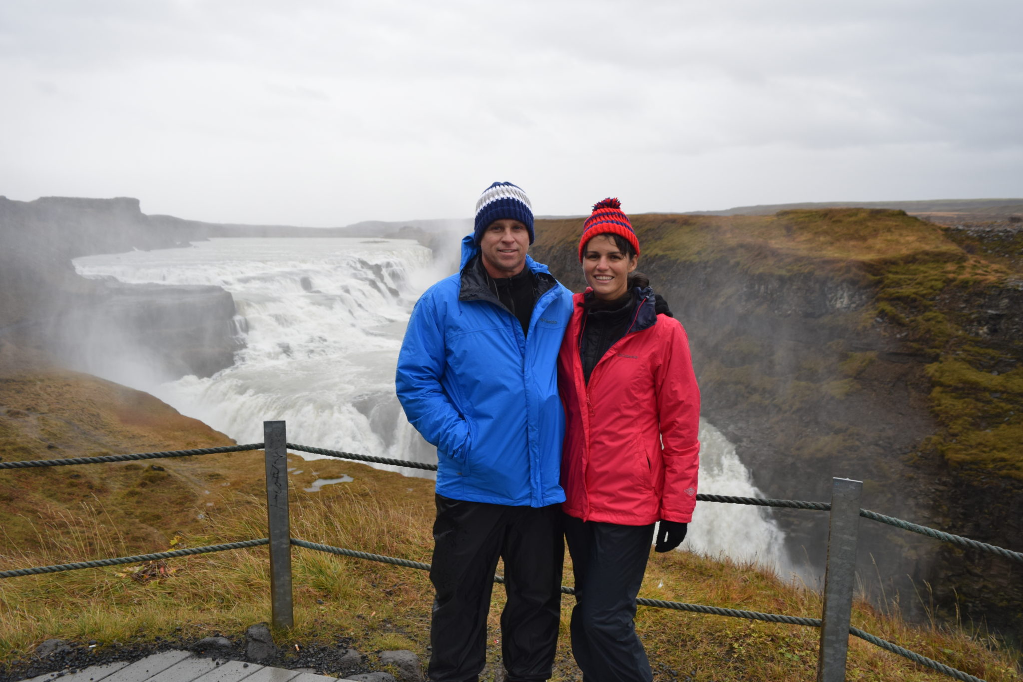 Rainy day on the Golden Circle. Cold weather packing list.