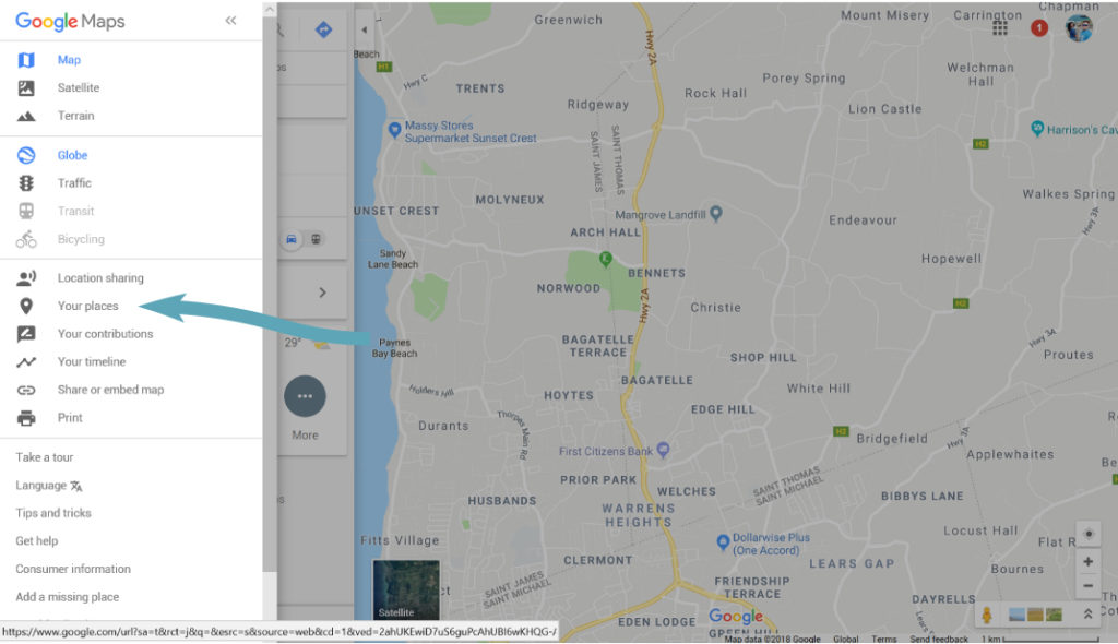 Finding Your Map - Google Maps for Travel Planning