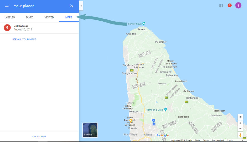 Find Your Map on Google Maps