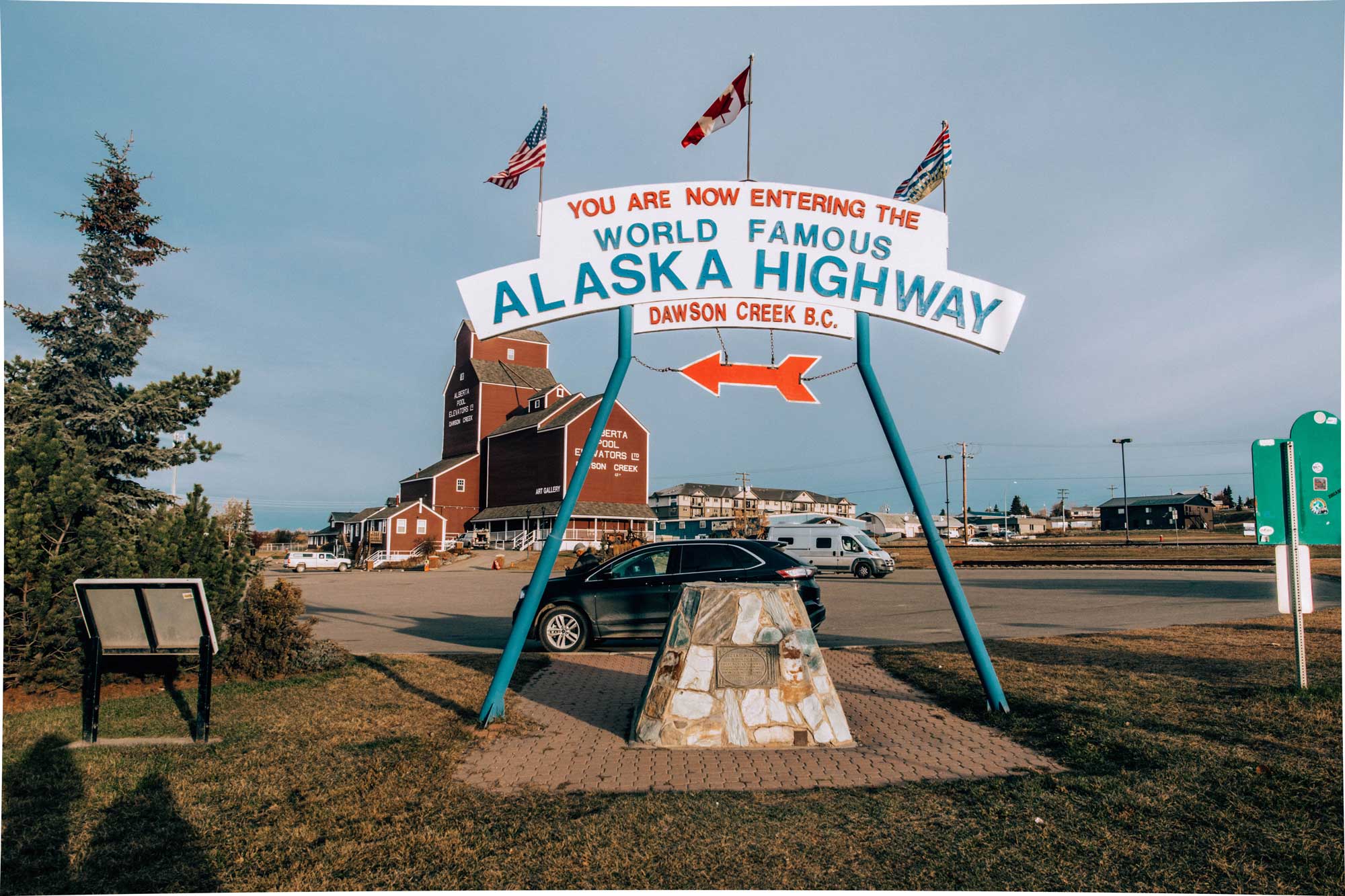 We made it to Mile 0 on the Alaska Highway!
