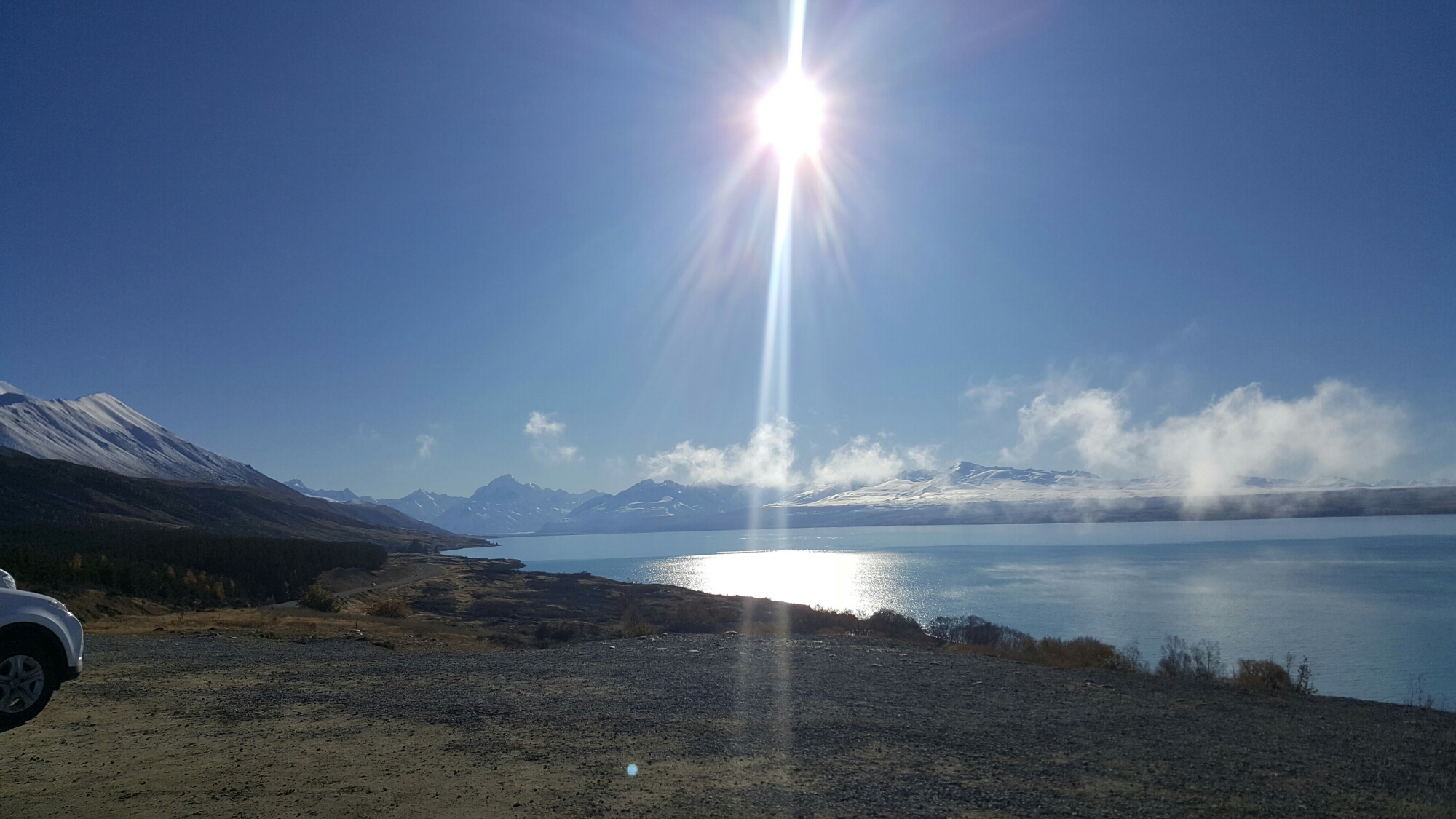 Mount Cook from Lake Pukaki New Zealand