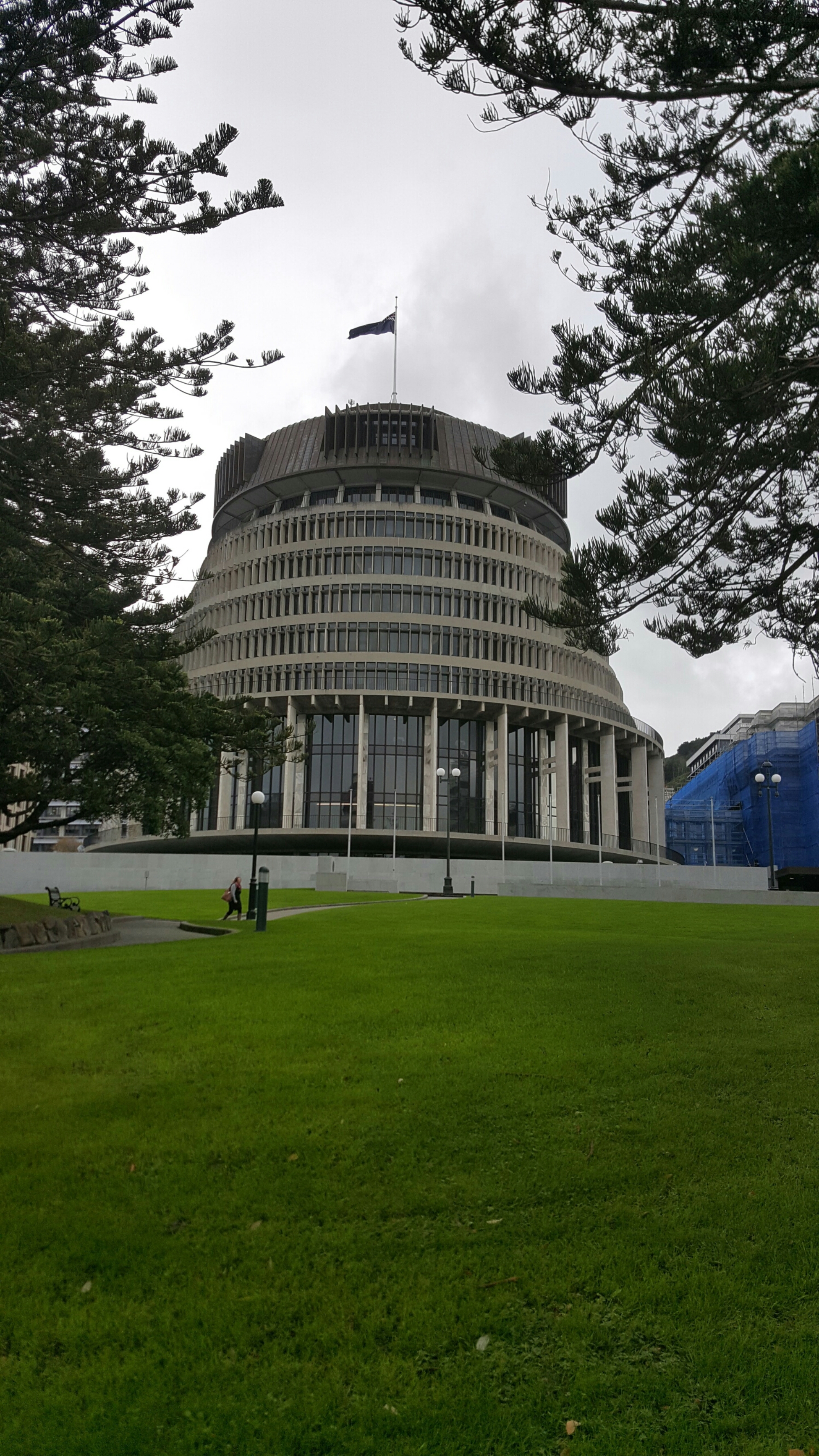 The Beehive Parliament Wellington New Zealand